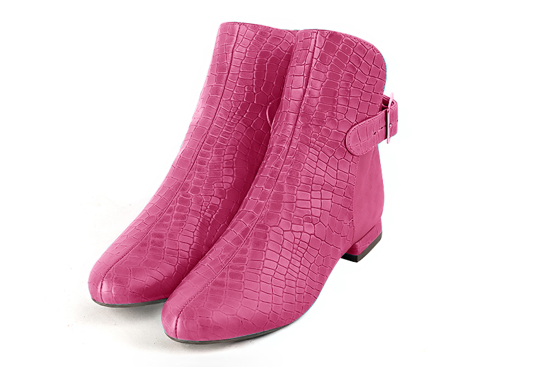 Fuschia pink dress booties for women - Florence KOOIJMAN